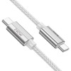 Кабель HOCO U134 Primero 240W charging data cable Type-C to Type-C (L=1.8M) Gray (Gray)- № 3