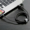 Кабель Baseus Cafule Cable USB For Lightning 1.5A 2м Серый+Черный (CALKLF-CG1) - изображение 6
