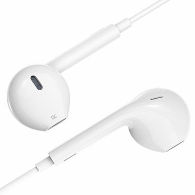 Навушники HOCO M80 Original series earphones for iP display set(20PCS) White (6931474736642) - зображення 4