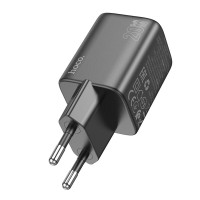 Мережевий зарядний пристрій HOCO N41 Almighty PD20W+QC3.0 charger Black (Колір 7073) - фото № 3
