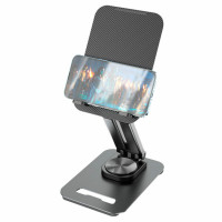 Тримач для мобільного HOCO PH48 Fun dual axis 360 rotating tablet desktop holder Black (Колір Black) - фото № 3