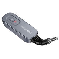 Bluetooth-ресивер BOROFONE BC51 Clear way AUX BT audio receiver/transmitter Metal Grey (Колір Metal Gray) - фото № 6