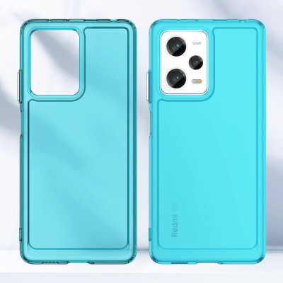 Чохол для смартфона Cosmic Clear Color 2 mm for Xiaomi Redmi Note 12 Pro 5G Transparent Blue (ClearColorXRN12P5GTrBlue) - изображение 2