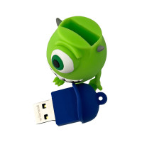 Флеш-накопичувач Wibrand USB 2.0 Mike Wazowski 16Gb Green (Колір Зелёный) - фото № 6