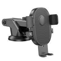 Автотримач для телефона BOROFONE BH93 Grand one-button car holder(center console) Black (Цвет Черный) - фото № 2