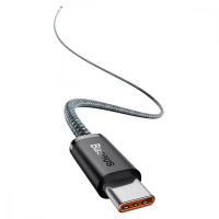 Кабель Baseus Dynamic Series Fast Charging Data Cable Type-C to Type-C 100W 2m Slate Gray (Колір Slate Gray) - фото № 3