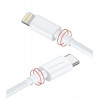 Кабель WUW-X181 Type-C to Lightning PD 20W white (Белый)- № 2