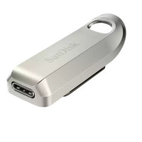 Флеш-накопичувач SanDisk USB 3.2 Gen1 Ultra Luxe Type-C 256Gb (400Mb/s) (Цвет Серый) - фото № 3