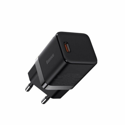 Мережевий зарядний пристрій Baseus GAN3 Fast Charger 1C 30W EU Black (CCGN010101) - зображення 1