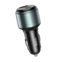 Автомобільний зарядний пристрій HOCO NZ9 Galloper 95W three-port(2C1A) car charger Black (Цвет 7073) - фото № 5