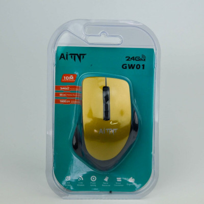 Миша безпровідна AITNT GW01 Gold - изображение 1