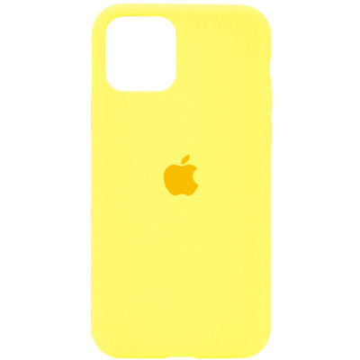 Чохол для смартфона Silicone Full Case AA Open Cam for Apple iPhone 11 Pro Max кругл 56,Sunny Yellow - зображення 1