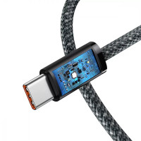 Кабель Baseus Dynamic Series Fast Charging Data Cable Type-C to Type-C 100W 2m Slate Gray (Колір Slate Gray) - фото № 4