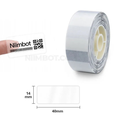 Етикетки NIIMBOT TT14*40-160 Transparent For D11/D110/D101/H1S (A2G88588302) - изображение 1