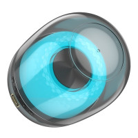 Портативна колонка HOCO BS58 Crystal colorful luminous BT speaker Magic Black Night (Цвет Magic-Black-Night) - фото № 4