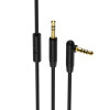 Аудiо-кабель BOROFONE BL5 audio AUX cable 1m, with microphone Black - изображение 2