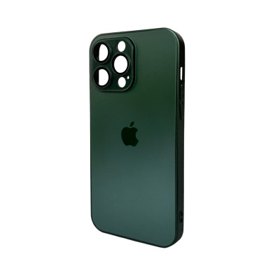 Чохол для смартфона AG Glass Matt Frame Color Logo for Apple iPhone 14 Pro Max Cangling Green - зображення 1