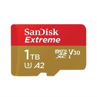 Карта пам'яті microSDXC (UHS-1 U3) SanDisk Extreme A2 1TB class 10 V30 (R190MB/s,W130MB/s) (adapter SD)  - фото № 2