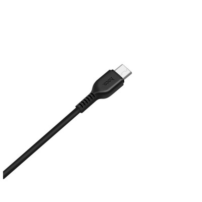 Кабель HOCO X20 USB to Type-C 3A, 2м, ПВХ, разъемы TPE, Черный (6957531068907) - изображение 2