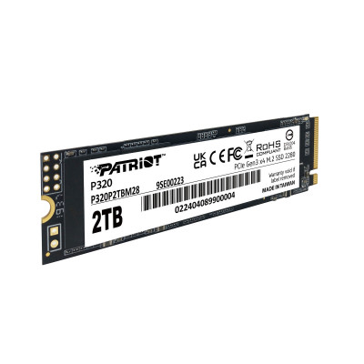 SSD M.2 Patriot P320 2TB NVMe 2280 Gen3.0 x4 3D TLC - изображение 3