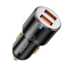 Автомобильное зарядное устройство Essager City Dual USB-A 60 Вт черное (ECC2C1A-FF01) (ECC2C1A-FF01)