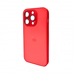 Чохол для смартфона AG Glass Matt Frame Color Logo for Apple iPhone 15 Pro Coke Red