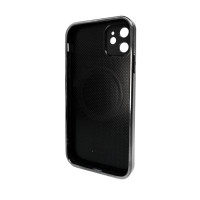 Чохол для смартфона AG Glass Sapphire Frame MagSafe Logo for Apple iPhone 12 Black (Колір 7073) - фото № 2