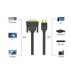 Кабель Vention HDMI to DVI Cable 3M Black (ABFBI) (Black)- № 5