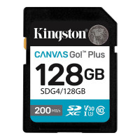 Карта пам'яті SDXC (UHS-1 U3) Kingston Canvas Go! Plus 128Gb class 10 A2 V30 (R200MB/s) , Атикул k58818 |  купить на VILKI.NET - фото № 1
