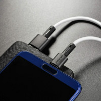 Кабель BOROFONE BX31 USB to Type-C 3A, 1m, silicone, TPE connectors, White (Цвет 7068) - фото № 4
