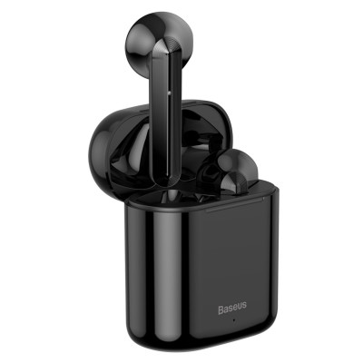 Навушники Baseus Encok True Wireless Earphones W09 Black - зображення 1