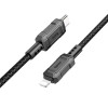 Кабель HOCO X94 Leader PD зарядный кабель для передачи данных iP Black (6931474794208) - изображение 3