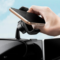 Автотримач для телефона UGREEN LP189 Dashboard Snap Clip Phone Holder Black (Колір Black) - фото № 6