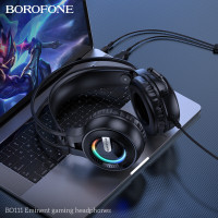 Навушники BOROFONE BO111 Eminent gaming headphones Black (Цвет 7073) - фото № 5