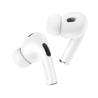Бездротові навушники BOROFONE BW59 Plus True wireless ANC noise reduction BT headset White (Цвет Белый) - фото № 6