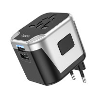 УЗП HOCO AC5 Level dual port universal conversion charger Black (Цвет 7073) - фото № 4