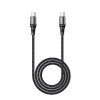 Кабель HOCO X50 Type-C to Type-C Exquisito 100W charging data cable(L=2M) Black (7073)- № 3