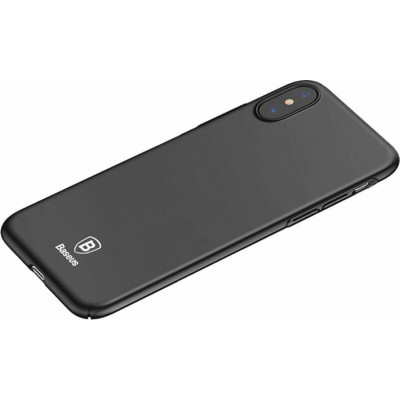 Чохол накладка Baseus Thin Case For iPhone X Black - зображення 4