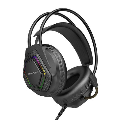 Навушники BOROFONE BO105 Thunder gaming headphones Black - изображение 1