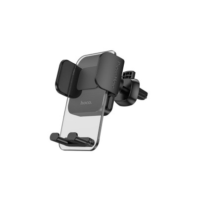 Тримач для мобільного HOCO CA117 Exquisite press type air outlet car holder Black - изображение 1