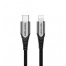 Кабель Vention USB 2.0 C to Lightning Cable 1M Gray Aluminum Alloy Type (TACHF)