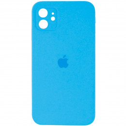 Чохол для смартфона Silicone Full Case AA Camera Protect for Apple iPhone 11 кругл 44,Light Blue