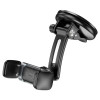 Тримач для мобільного HOCO CA111 pull clip suction cup car holder Black Metal Gray - зображення 2