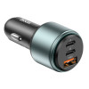Автомобільний зарядний пристрій HOCO NZ9 Galloper 95W three-port(2C1A) car charger Black (7073)- № 3
