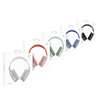 Бездротові навушники BOROFONE BO22 Plus Elegant BT headphones Silver (Колір Срібний) - фото № 5