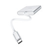 Кабель-перехiдник HOCO HB14 Easy use Type-C adapter(Type-C to USB3.0+HDMI+PD) Silver - зображення 5