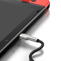 Кабель Baseus Cafule Series Metal Data Cable Type-C to Type-C 100W 2m Black (Колір 7073) - фото № 3