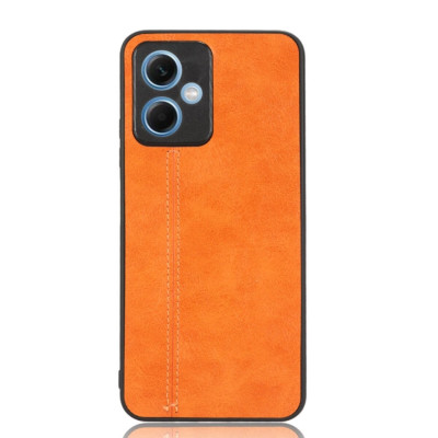 Чохол для смартфона Cosmiс Leather Case for Poco X5 5G Orange (CoLeathPocoX5Orange) - зображення 1