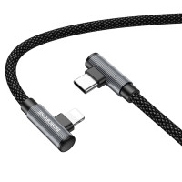 Кабель BOROFONE BU50 elbow magnetic PD charging data cable iP 1m Black (Цвет Черный) - фото № 2