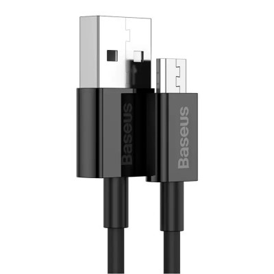 Кабель Baseus Superior Series Fast Charging Data Cable USB to Micro 2A 2m Black - зображення 2